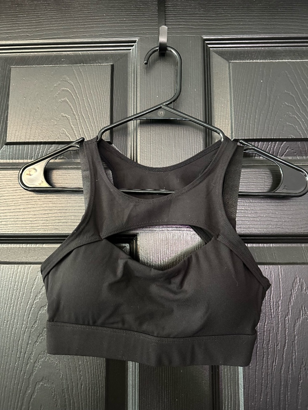 NVGTN Black Cutout Sports Bra Size Small